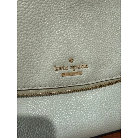 Kate Spade Pebbled Leather Light Blue Crossbody - Picture 2 of 7